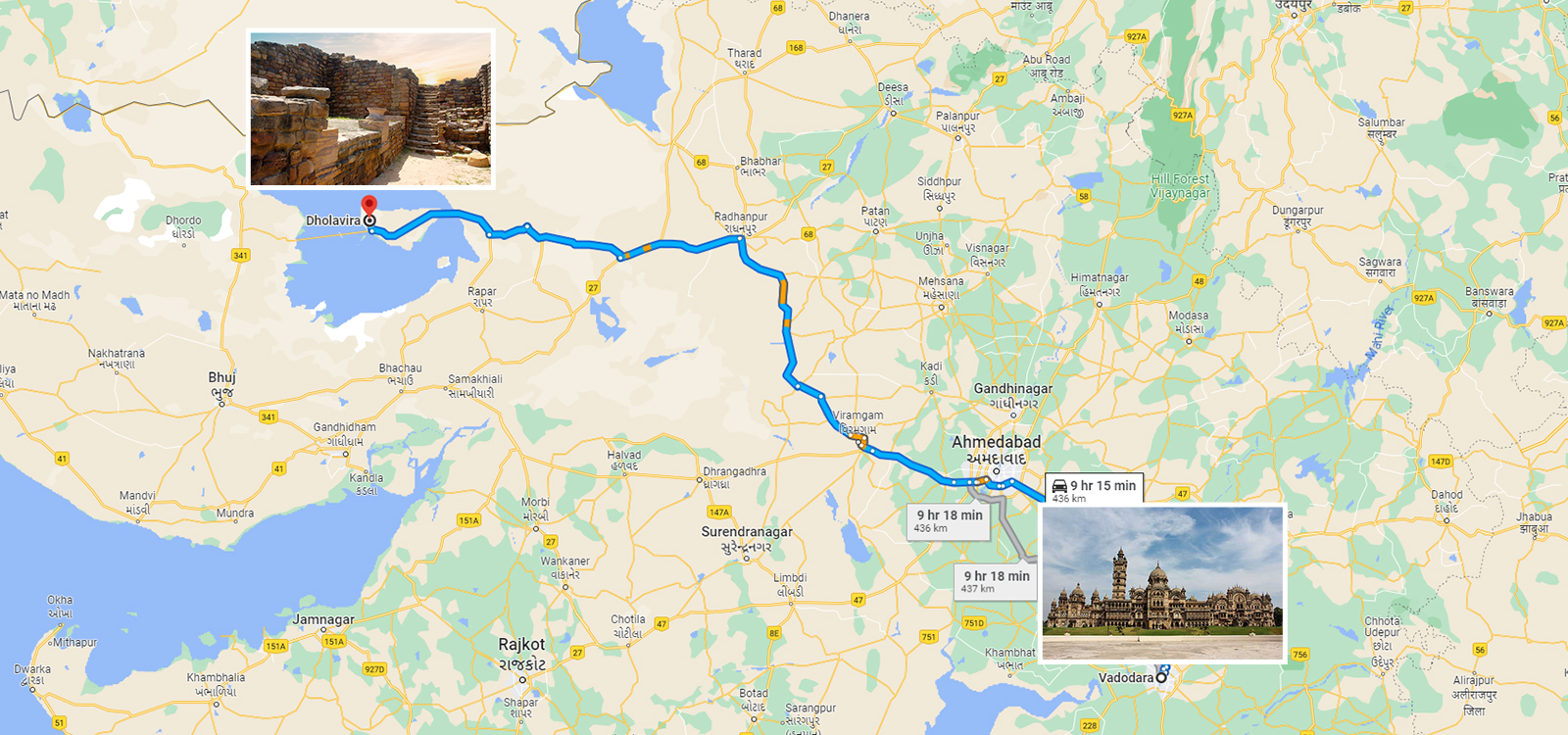 Travel from Vadodara to Dholavira to witness UNESCO recognised World Heritage Site